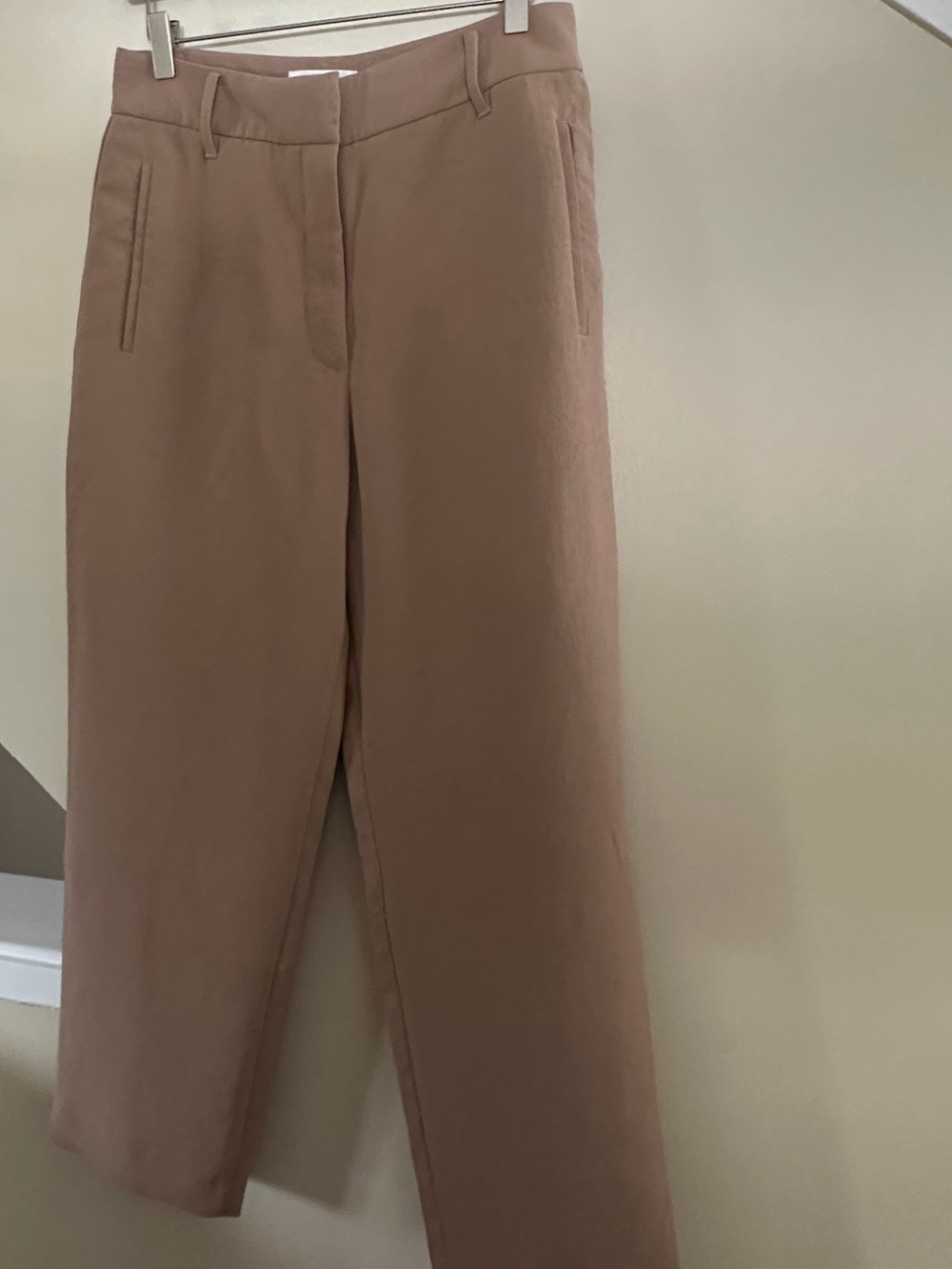Wilfred Straight-Leg Pants in Mauve Brown